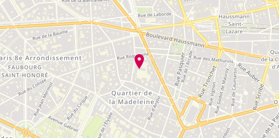 Plan de Groupama Assurances Mutuelles, 8-10 Rue d'Astorg, 75008 Paris