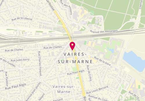 Plan de Caisse d'Epargne Vaires-sur-Marne, 14 Boulevard de Lorraine, 77360 Vaires-sur-Marne