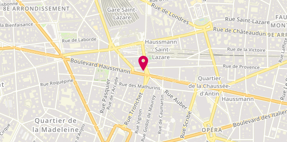 Plan de Axa, 72 Boulevard Haussmann, 75008 Paris