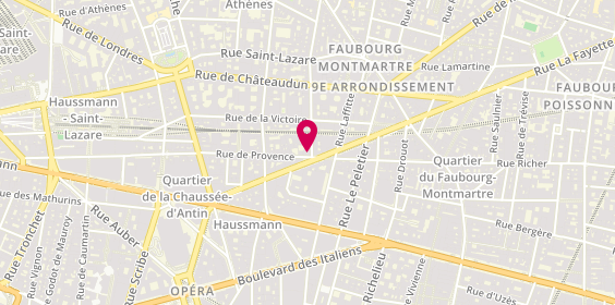 Plan de Carac, 32 Rue de Provence, 75009 Paris