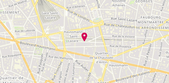 Plan de Samsonite France SAS, 22 Rue Joubert, 75009 Paris