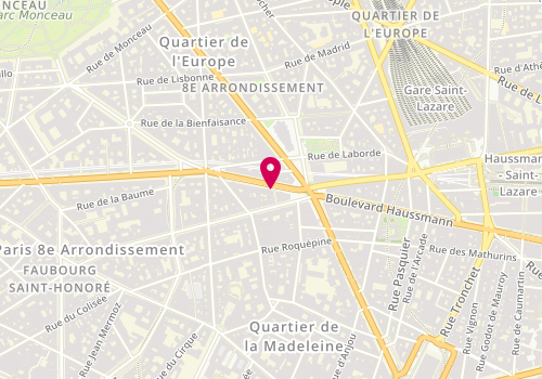 Plan de Valerie Chasset Allianz, 95 Boulevard Haussmann, 75008 Paris