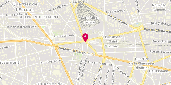 Plan de Matmut, 1 Rue de la Pépinière place Gabriel Péri, 75008 Paris