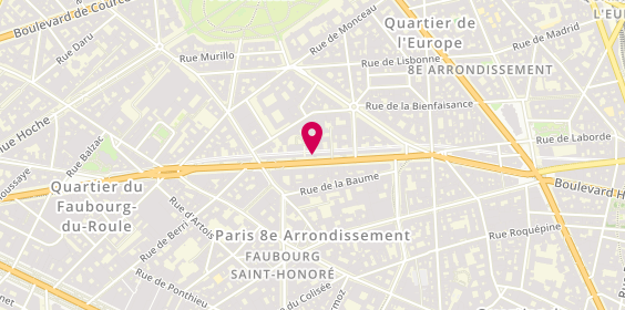 Plan de GMF Assurances PARIS ST-LAZARE, 154 Boulevard Haussmann, 75008 Paris