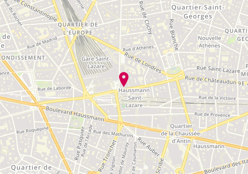 Plan de Caisse d'Épargne et de Prévoyance Ile de France, 100 Rue Saint-Lazare, 75009 Paris