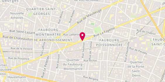 Plan de MAAF Assurances PARIS LAFAYETTE, 70 Rue la Fayette, 75009 Paris