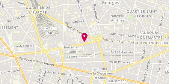 Plan de Espace Mutuel Mgen Saint-Lazare, 76 Rue Saint-Lazare, 75009 Paris