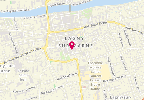 Plan de LEISELLO Arnaud, 17 Rue Saint Laurent, 77400 Lagny-sur-Marne