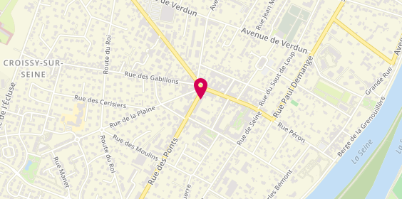 Plan de AXA Assurance et Banque Durand, Smagghe Associes, 5 Rue des Ponts, 78290 Croissy
