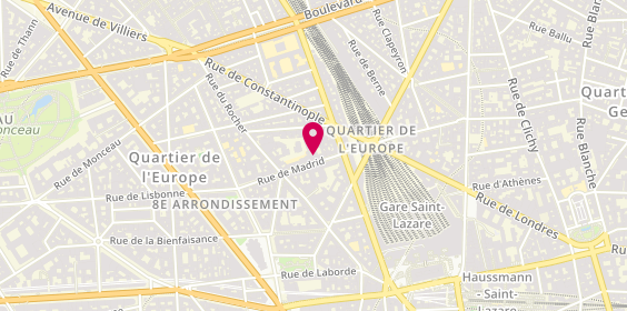 Plan de Axa, 12 Rue de Madrid, 75008 Paris
