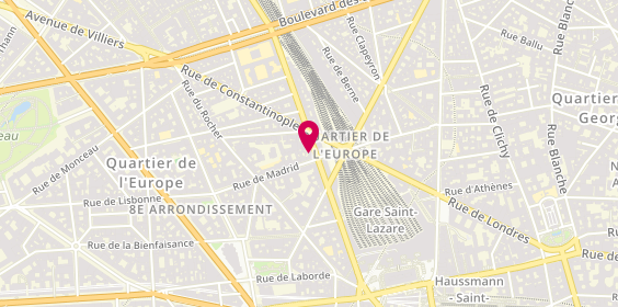 Plan de La Médicale Paris Ouest, 51 Rue de Rome, 75008 Paris