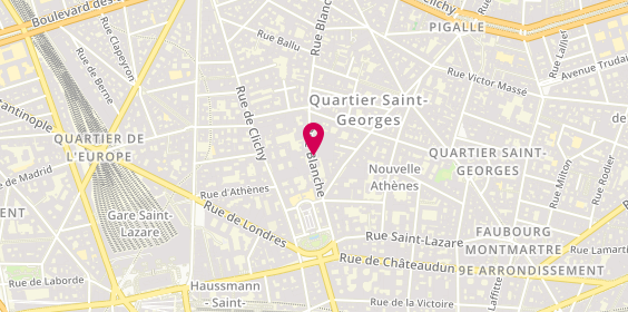 Plan de Ugm Groupe Interiale, 32 Rue Blanche, 75009 Paris
