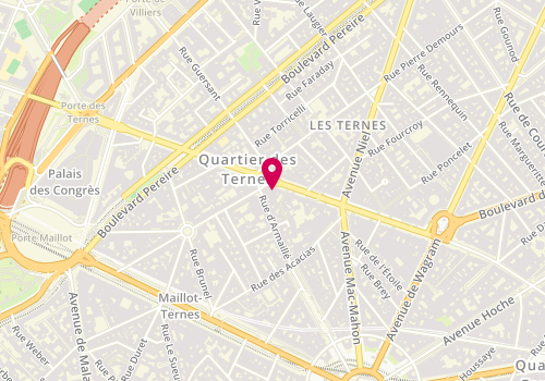 Plan de Caisse d'Epargne Paris Ternes, 61 avenue des Ternes, 75017 Paris