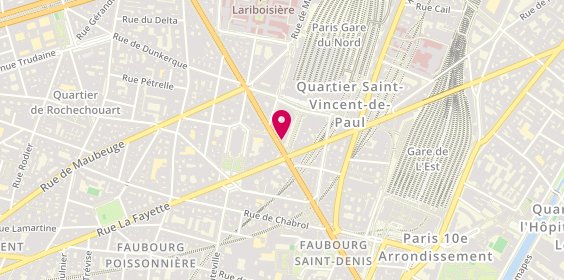 Plan de Caisse d'Epargne Paris Magenta, 114 Boulevard de Magenta, 75010 Paris