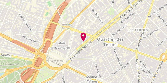 Plan de AXA Prévoyance & Patrimoine Julien MIRIBEL, 212 Ter Boulevard Pereire, 75017 Paris