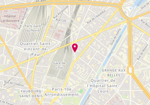 Plan de Mutuelle MGC - Agence Paris 10, 6 Château Landon, 75010 Paris