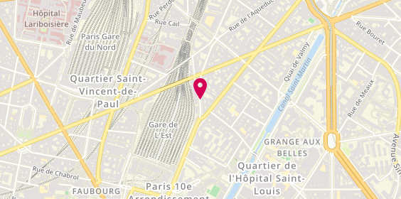 Plan de Mutuelle MGC - Agence Paris 10, 6 Château Landon, 75010 Paris