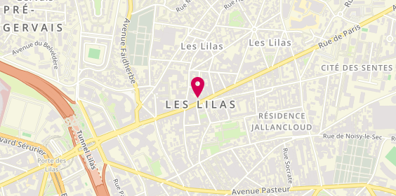 Plan de Matmut, 121 Rue de Paris, 93260 Les Lilas