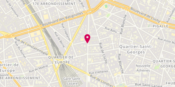 Plan de AXA, 57 Rue d'Amsterdam, 75008 Paris