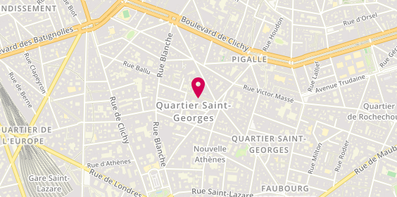 Plan de AXA Assurance et Banque Liran Mimran, 7 Rue Chaptal, 75009 Paris