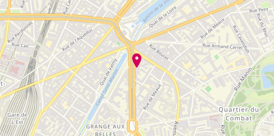 Plan de Mgen, 182 Boulevard Villette, 75019 Paris
