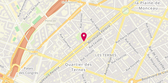Plan de AXA Prévoyance & Patrimoine Christophe TEMPLIER, 176 Boulevard Pereire, 75017 Paris