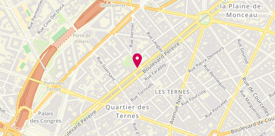 Plan de AXA Assurance MOREL DAVID, 176 Boulevard Pereire, 75017 Paris