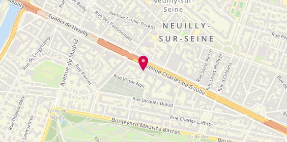 Plan de AXA Assurance Michel ROCTON, 143 avenue Charles de Gaulle, 92200 Neuilly-sur-Seine