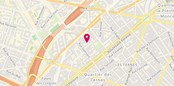 Plan de AXA Assurance et Banque Guillaume SARRET, 12 Rue Emile Allez, 75017 Paris