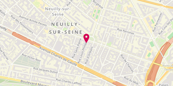 Plan de Allianz assurances - NEUILLY SUR SEINE - Cabinet SENECHAL et CAILLARD, 95 avenue Achille Peretti, 92200 Neuilly-sur-Seine