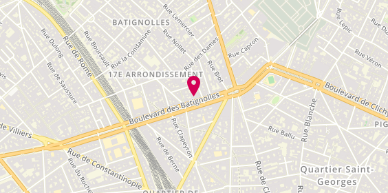 Plan de MAAF Assurances PARIS BATIGNOLLES 17e, 24 Boulevard des Batignolles, 75017 Paris
