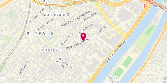 Plan de AXA, 53 Rue Jean Jaurès, 92800 Puteaux