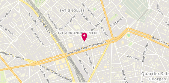 Plan de Allianz, 7 Rue des Batignolles, 75017 Paris