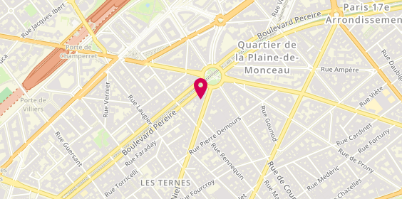 Plan de AXA Prévoyance & Patrimoine Dominique Filio, 93 avenue Niel, 75017 Paris