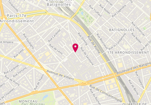 Plan de AXA Assurance Thierry BURON, 22 Rue Claude Pouillet, 75017 Paris
