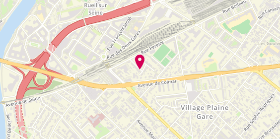 Plan de AXA, 14 Rue Braille, 92500 Rueil-Malmaison