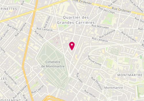Plan de AXA, 27 Rue Damrémont, 75018 Paris