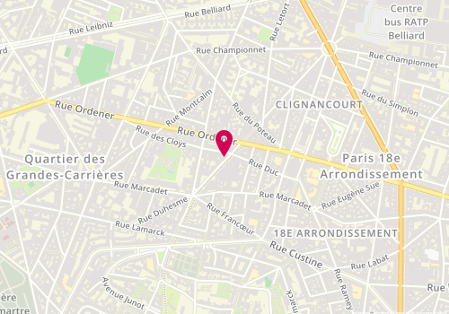 Plan de Mut Gen Employe Cadre Cpam Reg Parisien, 51 Rue Duhesme, 75018 Paris