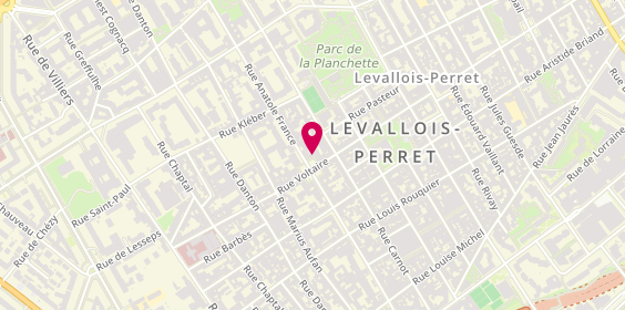 Plan de MACIF, 8 place du Général Leclerc, 92300 Levallois-Perret