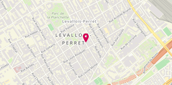 Plan de Caisse d'Epargne Levallois-Perret, 60 Rue du Président Wilson, 92300 Levallois-Perret
