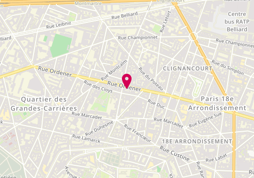 Plan de Mma, 135 Rue Ordener, 75018 Paris