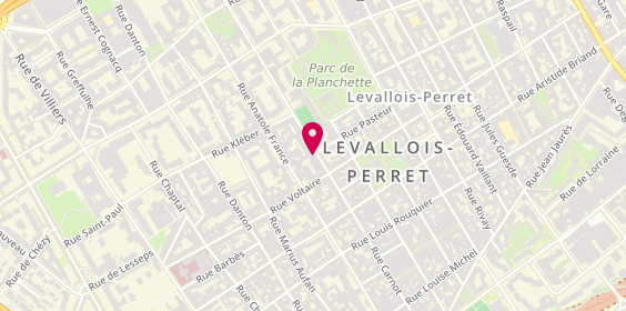 Plan de AXA Assurance Chantal LARCIER, 81 Rue Carnot 3eme Etage Droite, 92300 Levallois-Perret