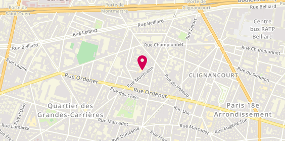 Plan de Assary Conseils, 49 Rue Montcalm, 75018 Paris