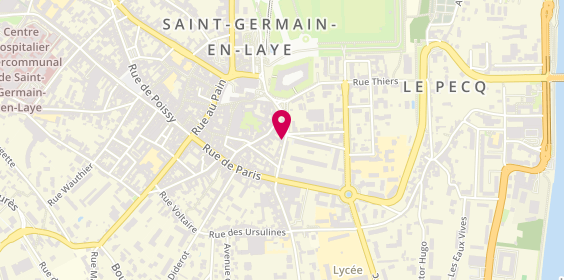 Plan de KAMRI Kamar, 9 Rue Saint-Louis, 78100 Saint-Germain-en-Laye