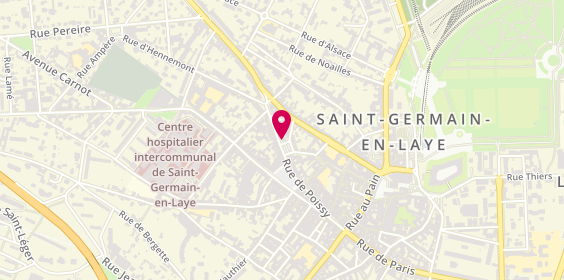 Plan de Caisse d'Epargne Saint-Germain Victoire, 1 place de la Victoire, 78100 Saint-Germain-en-Laye