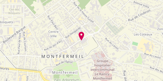 Plan de Caisse d'Epargne Montfermeil, 56 Rue Henri Barbusse, 93370 Montfermeil