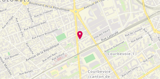 Plan de Aoc Insurance Broker - Aoc International, 3 Rue Joseph Rivière, 92400 Courbevoie