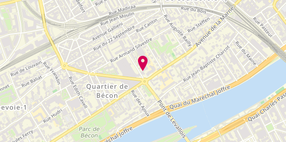 Plan de Agence d'Assurances AXA Prevoyance & Pat, 2 Rue Adolphe Lalyre, 92400 Courbevoie