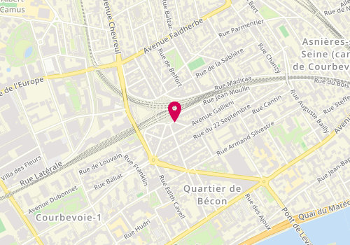 Plan de Keil Oslizlo Agts Généraux, 3 Avenue Séverine, 92400 Courbevoie