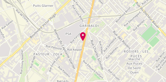 Plan de MAAF Assurances ST OUEN, 90 avenue Gabriel Péri, 93400 Saint-Ouen-sur-Seine
